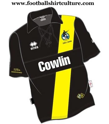 Bristol Rovers 125th Anniversary 08/09 3rd Errea Kit