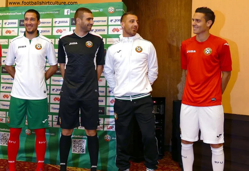 Bulgaria 14/15 Joma Home & Away Kits