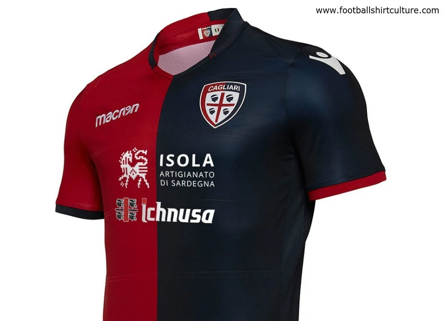 Cagliari 2018-19 Macron Home Kit