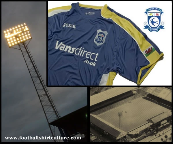 Cardiff City 08/09 Home Joma football kit launched