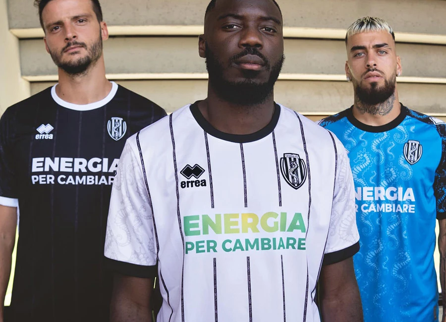 Cesena 2023-24 Erre&agrave; Home, Away and Third Kits