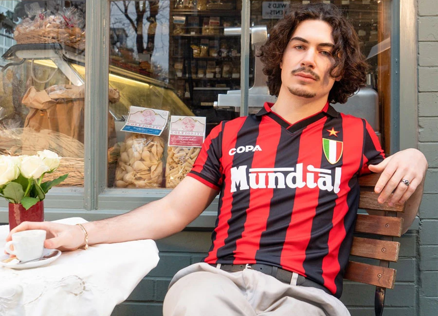 Copa X Mundial Football Shirt - Red / Black #acmilan #forzamilan #Rossoneri