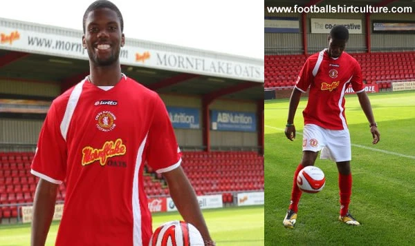 Crewe Alexandra 08/09 Home lotto Football kit
