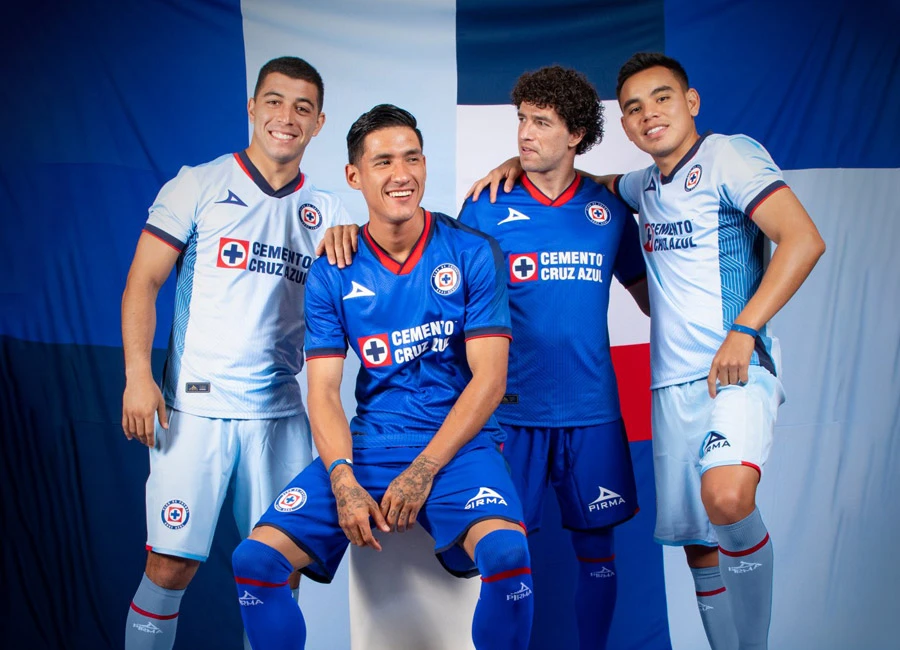 Cruz Azul 2023-24 Pirma Home and Away Kits
