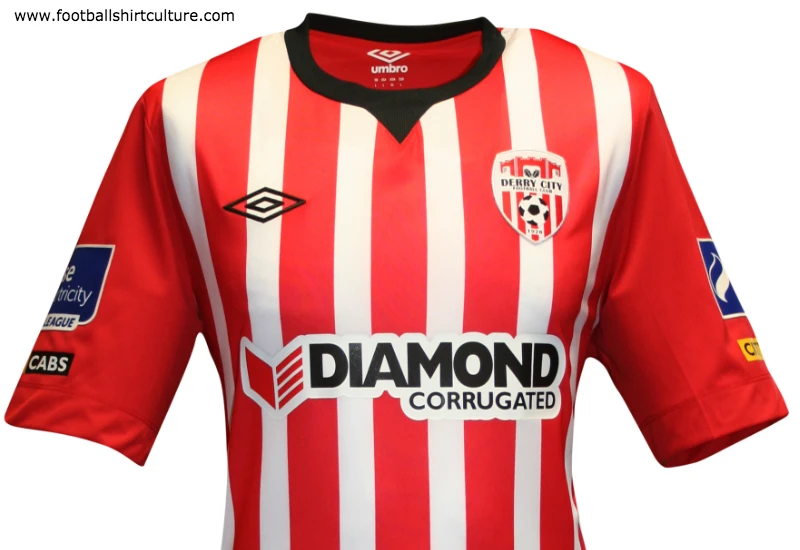 Derry City 2015 Umbro Home Football Shirt