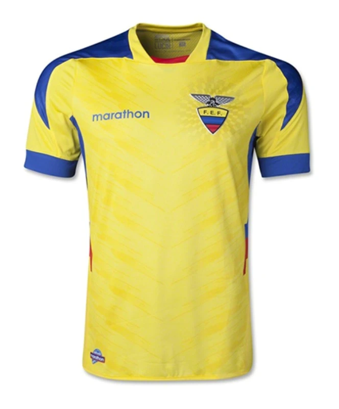 Ecuador World Cup 2014 Marathon Home Football Kit