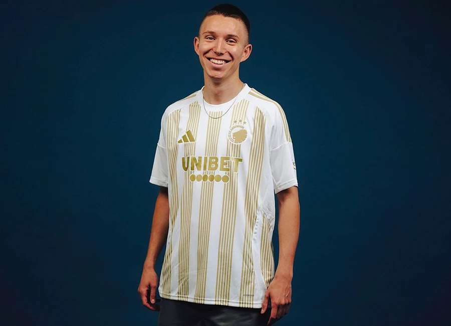 FC Copenhagen 2025 Adidas Golden Jersey