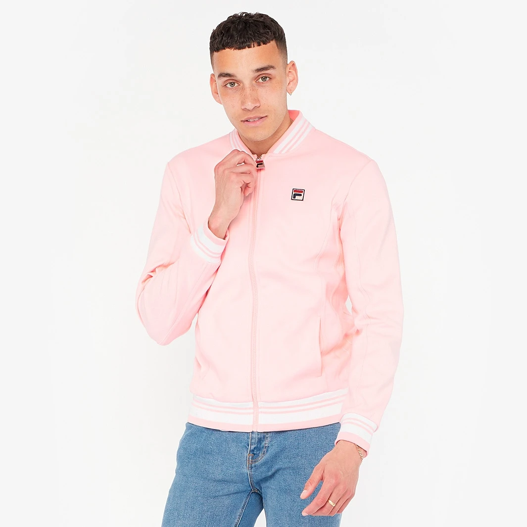 FILA Heritage Settanta 2 Track Top - Pink Dogwood / White