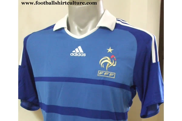 France WC 2010 qualification Adidas Home shirt 