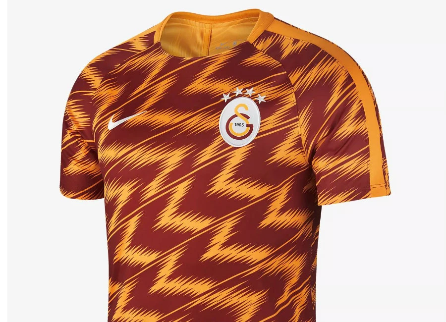 Galatasaray S.K. Dri-FIT Squad Nike Football Top - Vivid Orange / Vivid Orange / White