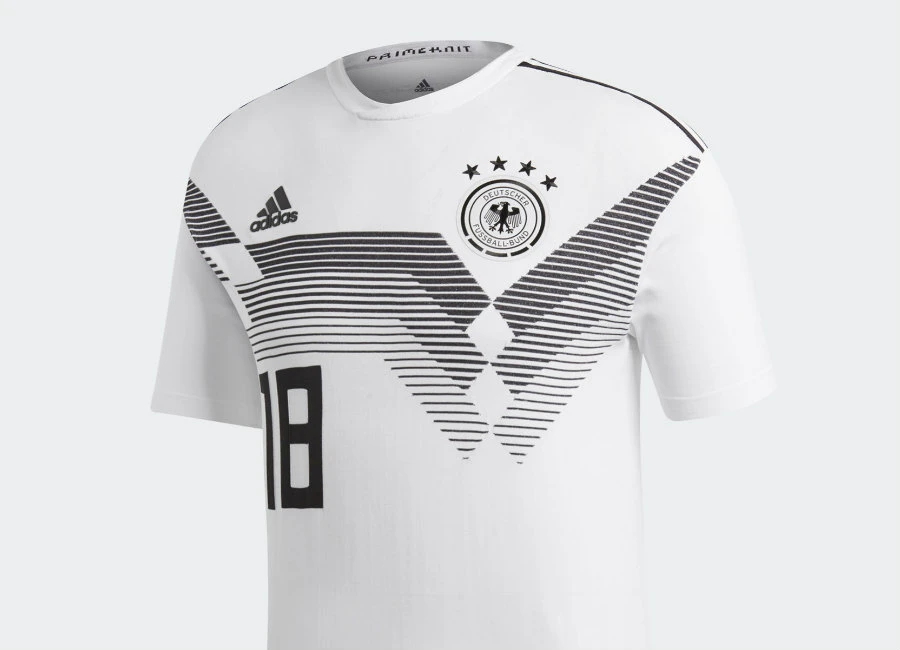 Germany 2018 Adidas Primeknit Home Shirt - White