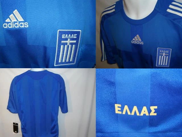 New Greece Euro 2008 Adidas football shirts