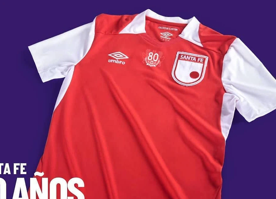 Independiente Santa F&eacute; 2021 Umbro 80th Anniversary Shirt #umbro #Los80DelLe&oacute;n