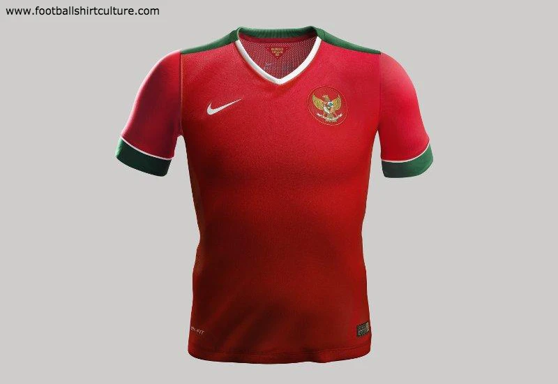 Indonesia 2014-15 Nike Home Football Shirt