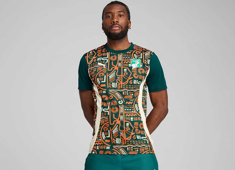 Ivory Coast 2025 Puma Pre-match Jersey