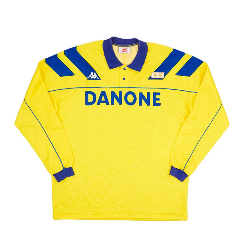 Juventus 1992-94 Away Shirt &middot; Kappa Away Shirt Sponsored by Danone From The Early 90S