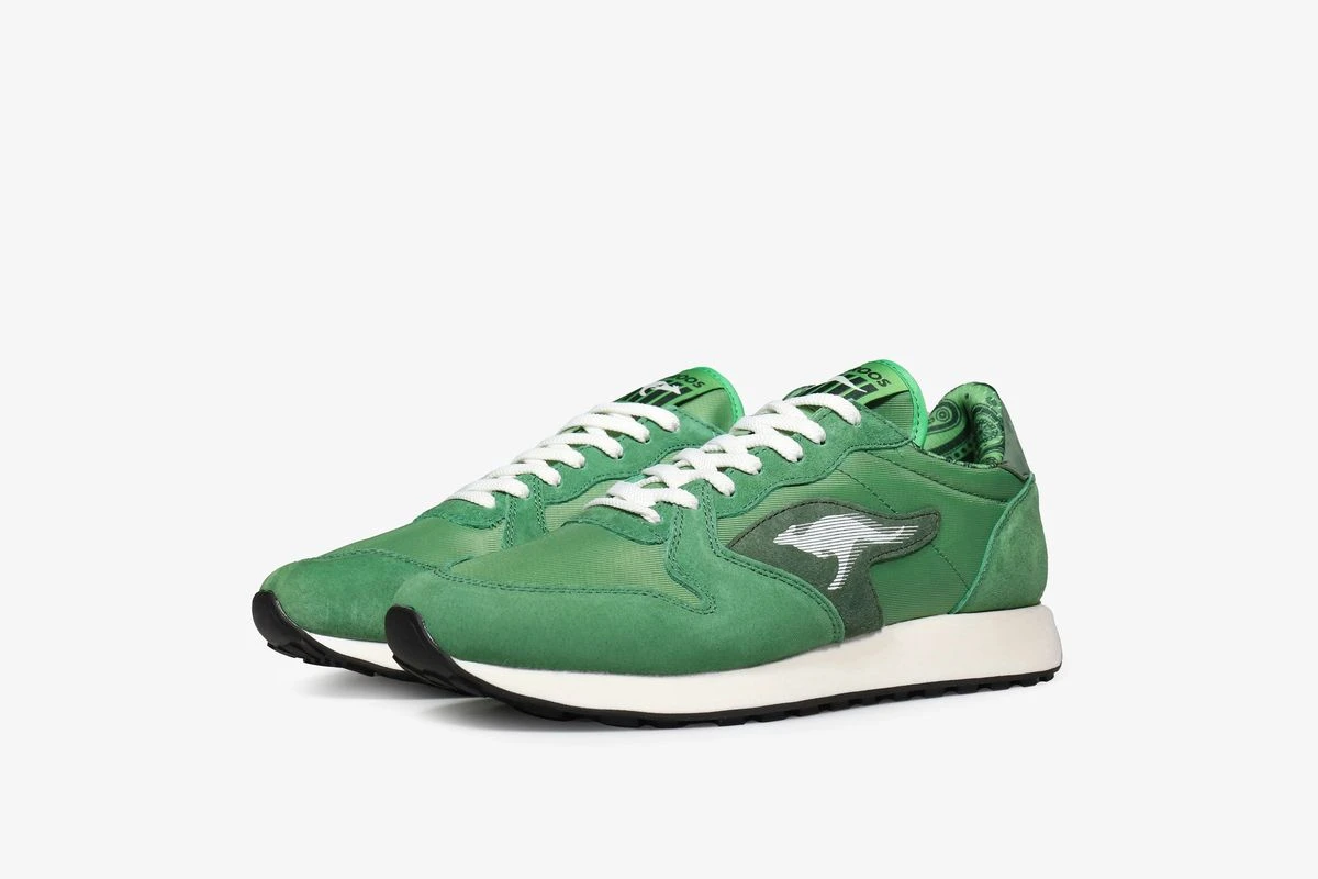Kangaroos Rally Bandana - Green / Grey