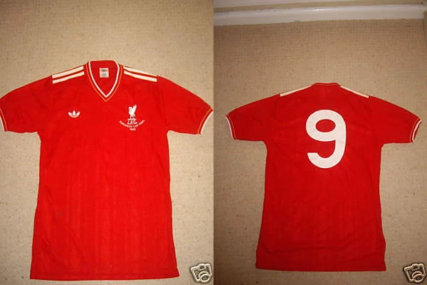 Liverpool FC Match worn 1985 European Cup Final Shirt Liverpool FC Match worn 1985 European Cup Final Shirt