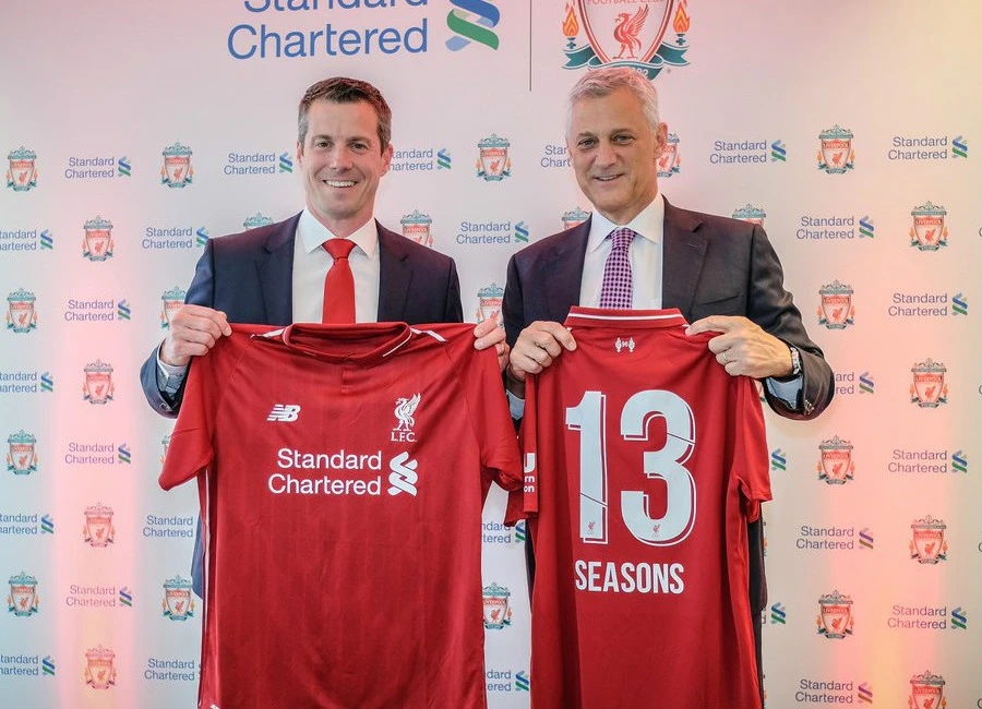Liverpool Extend Standard Chartered Shirt Sponsorship Deal