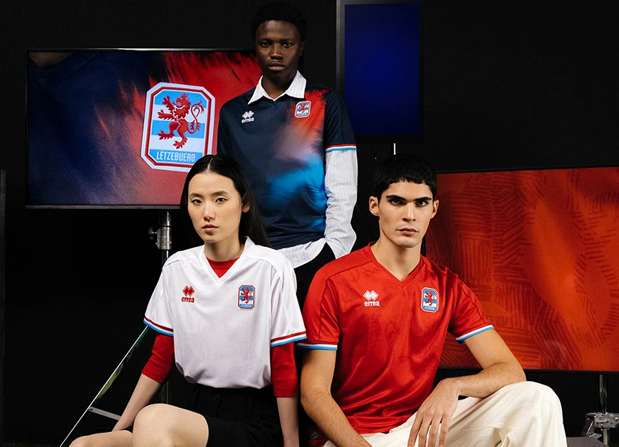 Luxembourg 2024-26 Erre&agrave; Home, Away and Third Kits