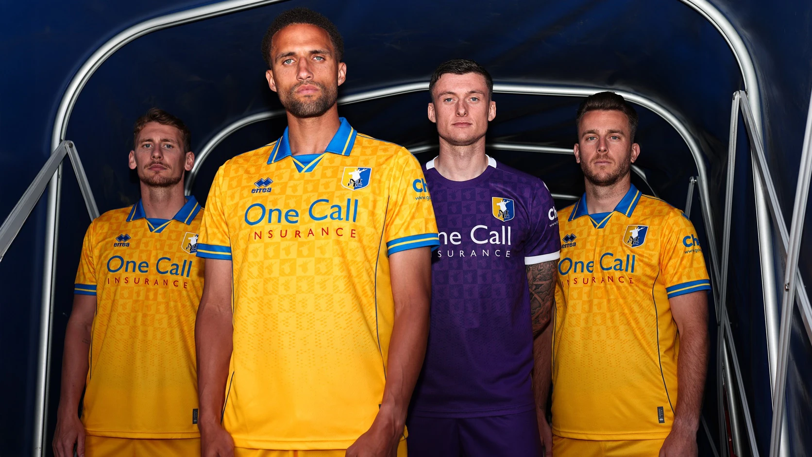 Mansfield Town 26/27 Erre&agrave; Home Kit