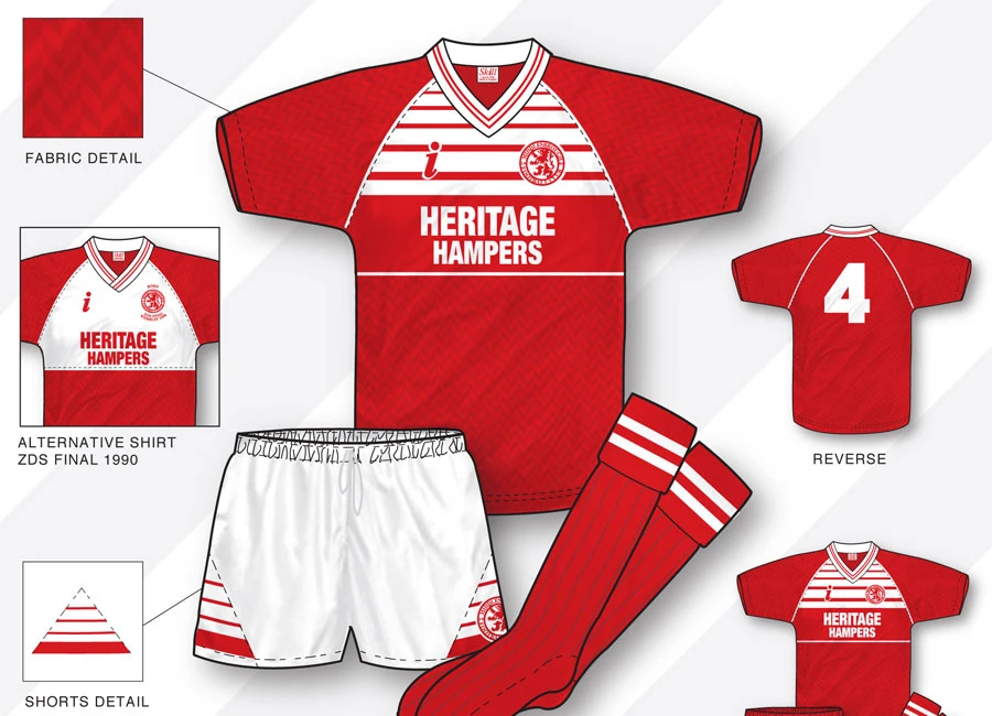 An in-depth look: Middlesbrough 1988&ndash;90 Home Kit