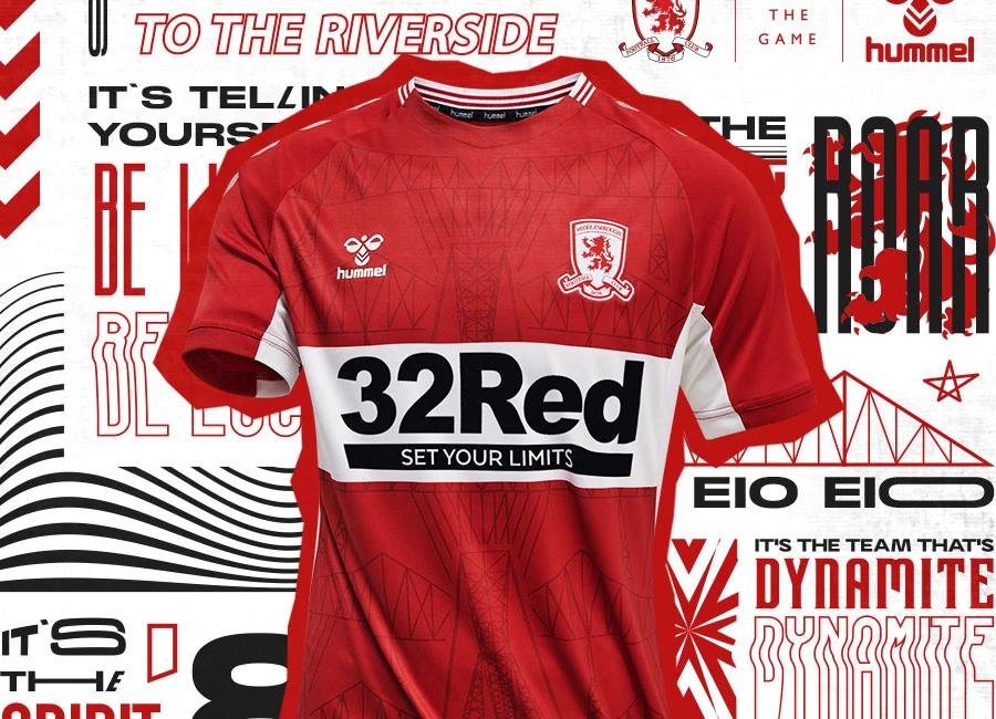 Middlesbrough 2021-22 Hummel Home Shirt