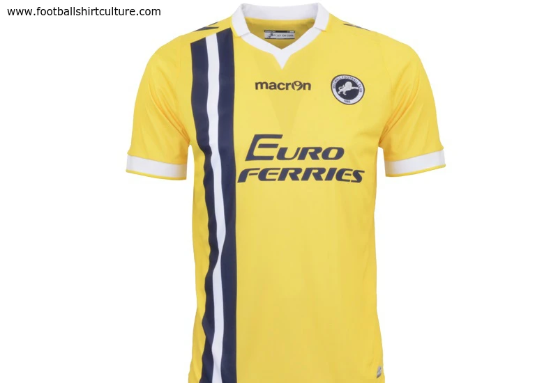 Millwall 2014-15 Macron Away Football Shirt