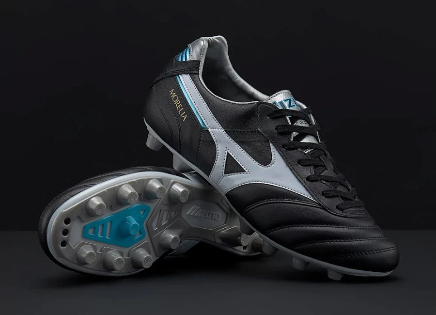 Mizuno Morelia II Made in Japan MD - Black / White / Blue Atoll
