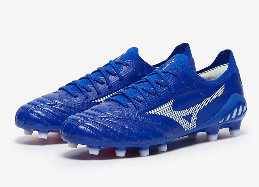 Mizuno Morelia Neo 3 &szlig; Made In Japan FG - Reflex Blue / White #footballboots #Mizunofootball