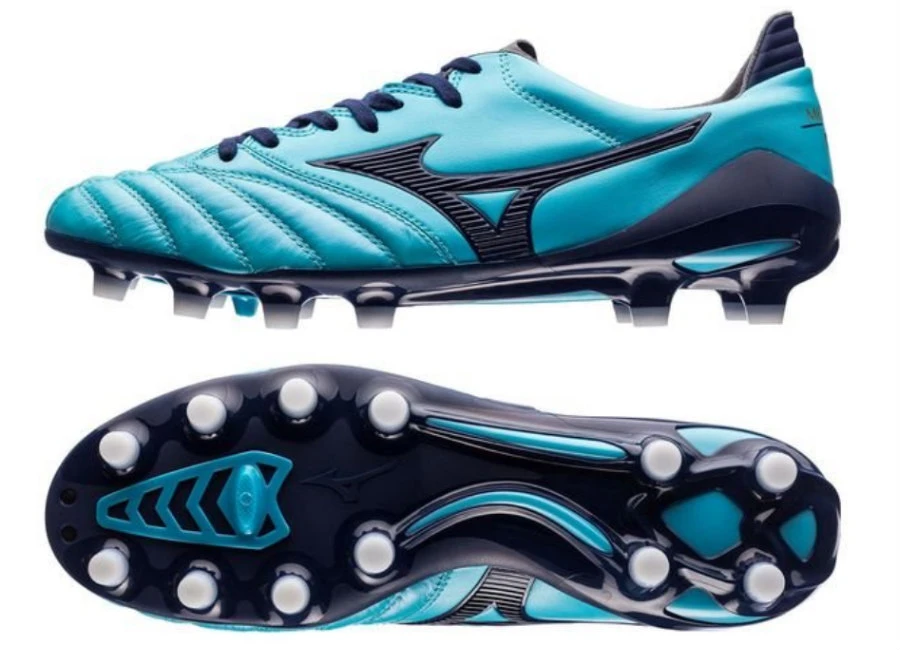 Mizuno Morelia Neo II Made in Japan FG Sele&ccedil;&atilde;o - Blue Atoll / Blue Depths
