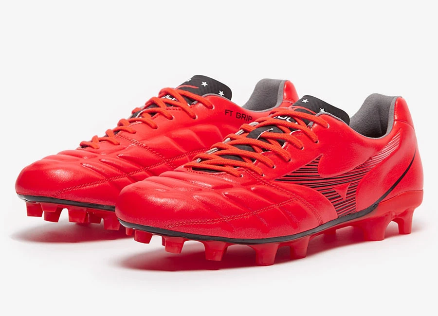 Mizuno Rebula Cup Made In Japan FG Ignition Red - Ignition Red / Black #Mizuno #Mizunofootball #footballboots