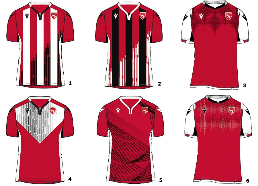 Morecambe FC 2019-20 Macron Home Kit Vote