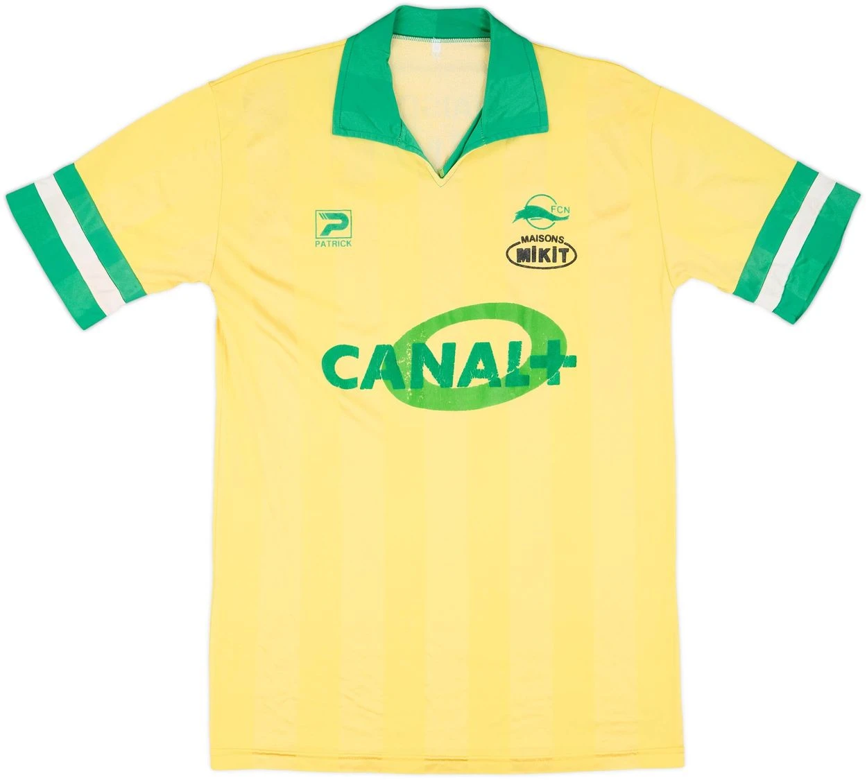 Nantes 1988-89 Home Shirt &middot; Canal+ Sponsored Cult Classic from the Late 1980s