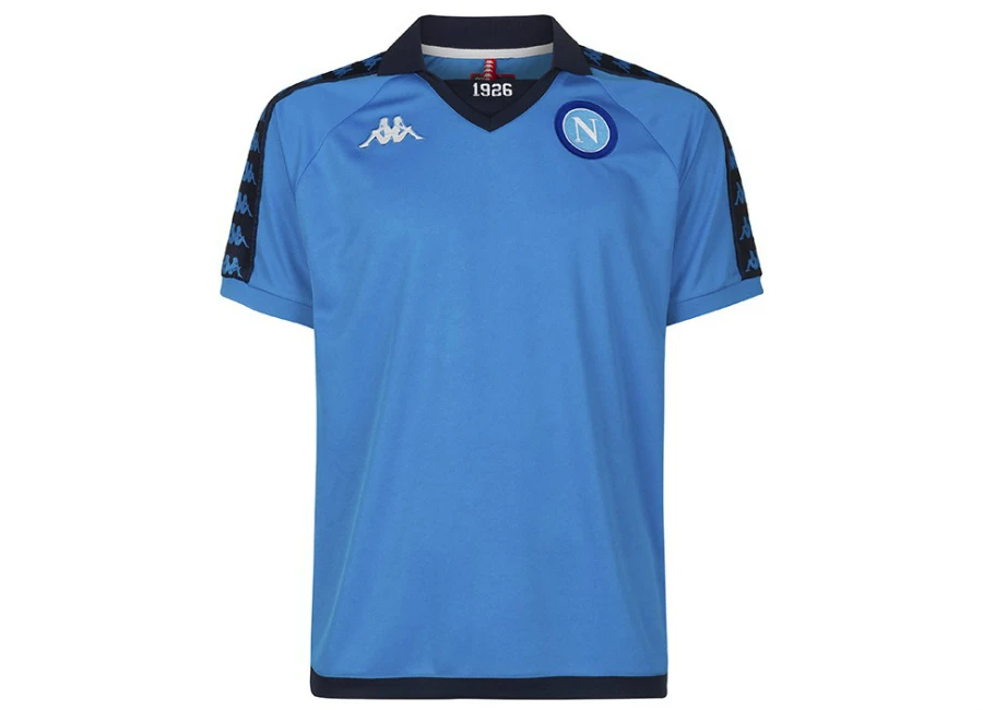 Napoli 18/19 Kappa Retro Jersey - Blue