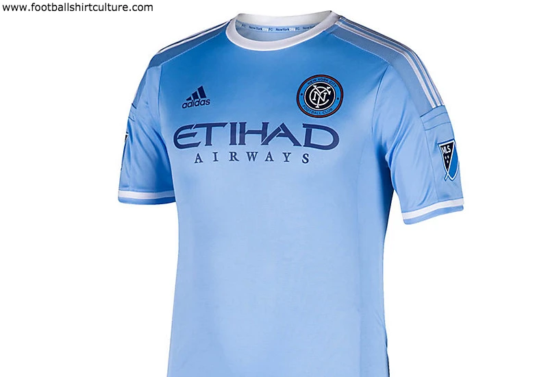 New York City FC 2015 Adidas Home Football Shirt