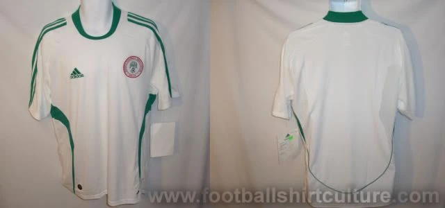 new Nigeria away shirt for the 08/09 season made by Adidas