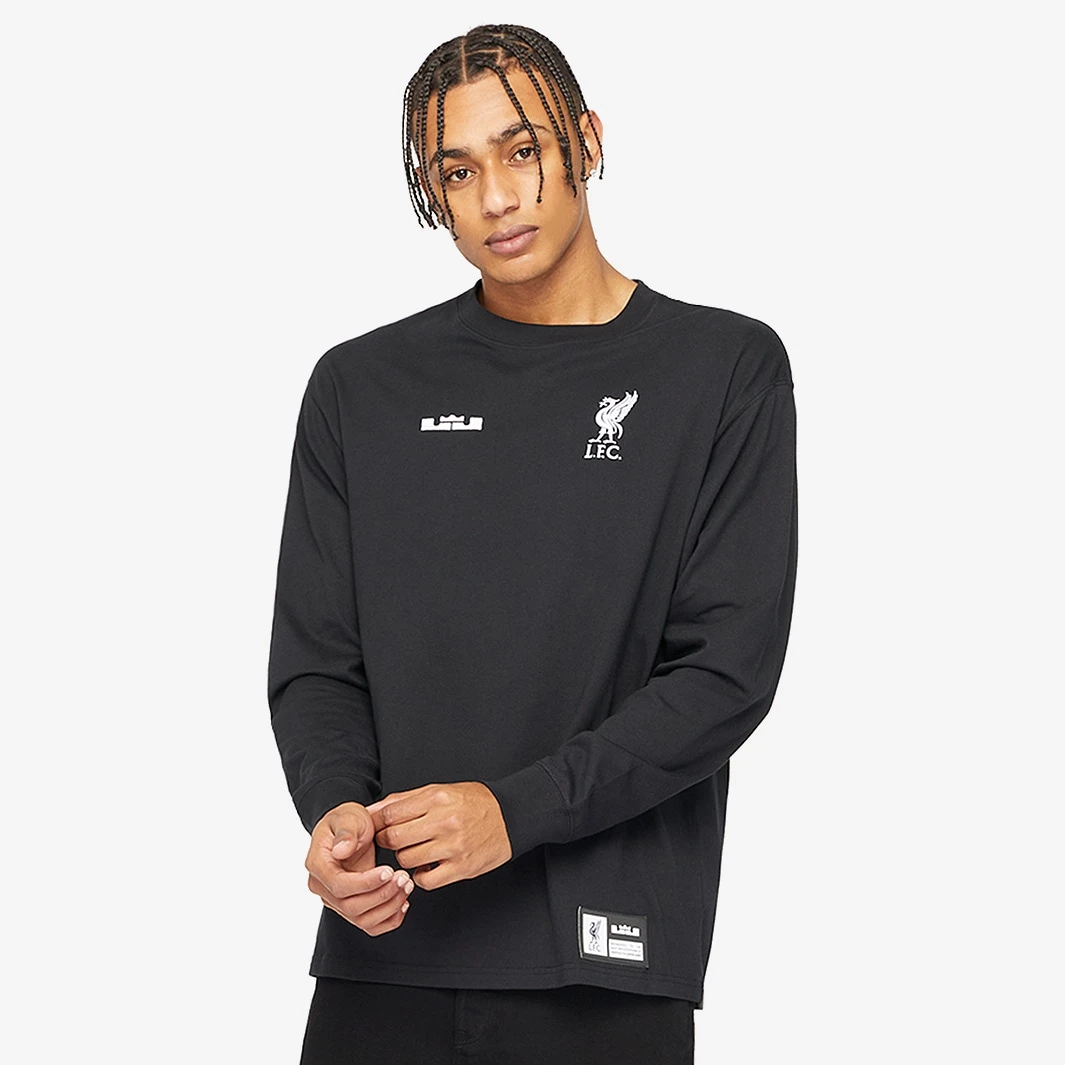 Nike LeBron James x Liverpool FC 22/23 Max 90 T-Shirt - Black