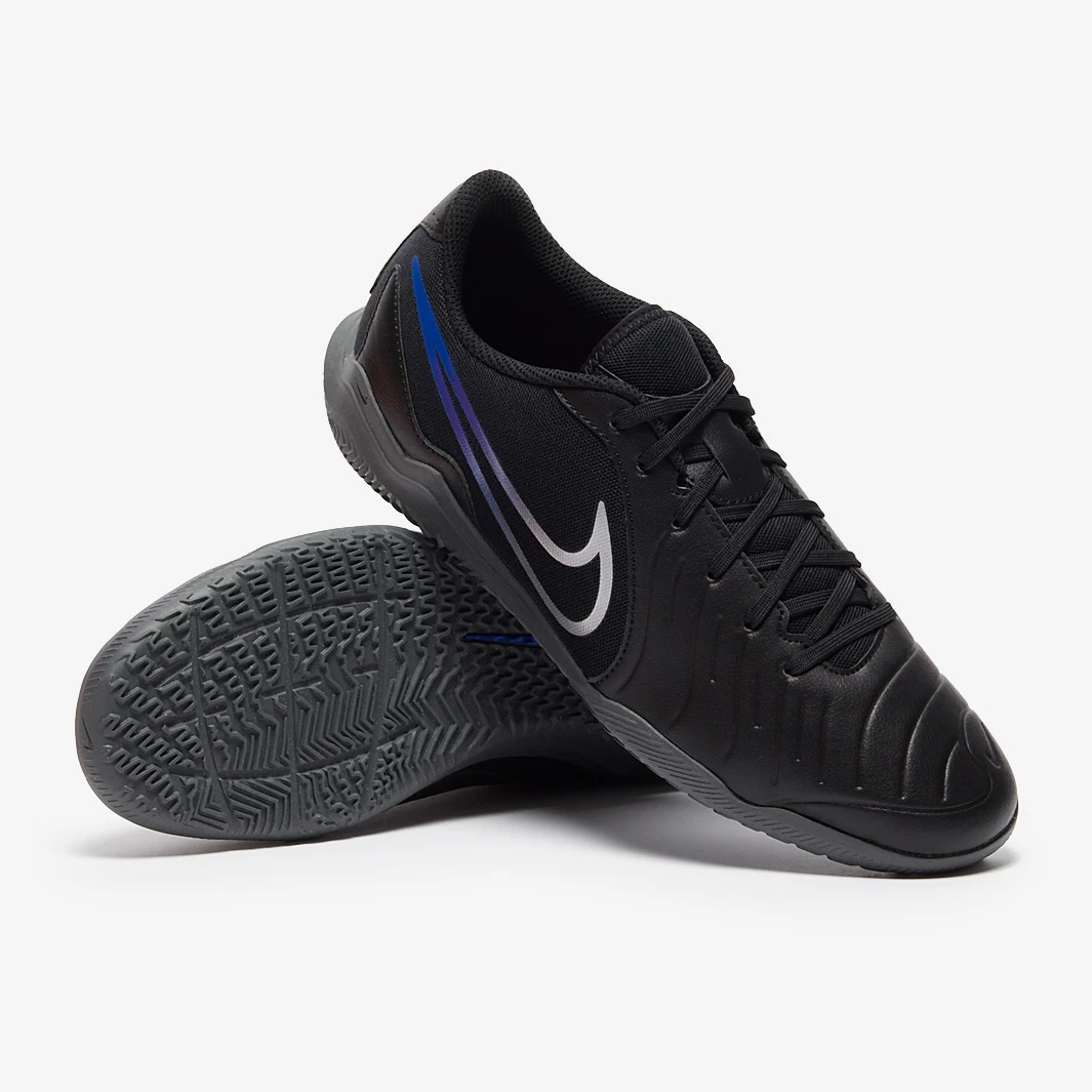 Nike Tiempo Legend X Club IC Shadow - Black / Chrome / Hyper Royal