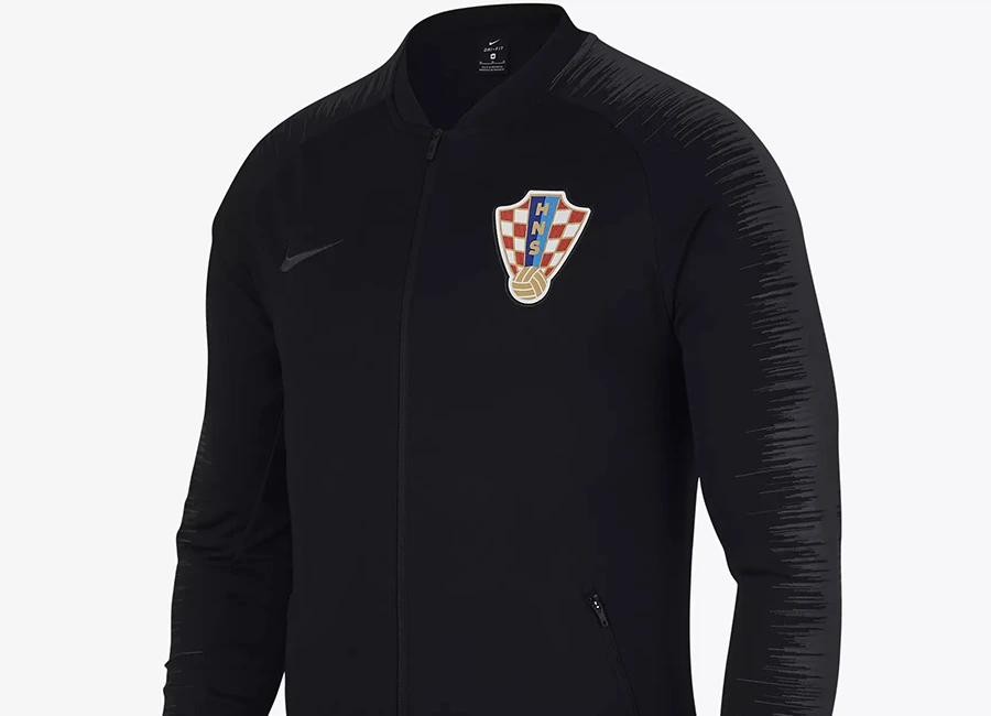 Nike Croatia Anthem Football Jacket - Black / Anthracite / Anthracite
