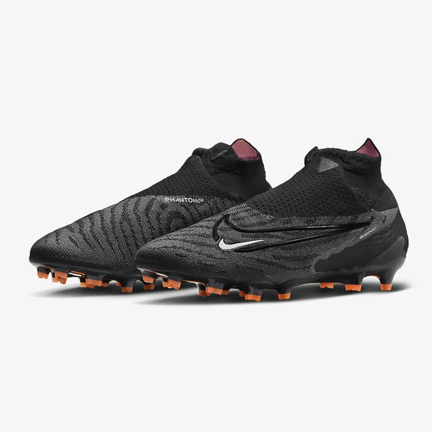 Nike Gripknit Phantom GX Elite DF FG Shadow - Black / Dark Smoke Grey / Total Orange / Summit White