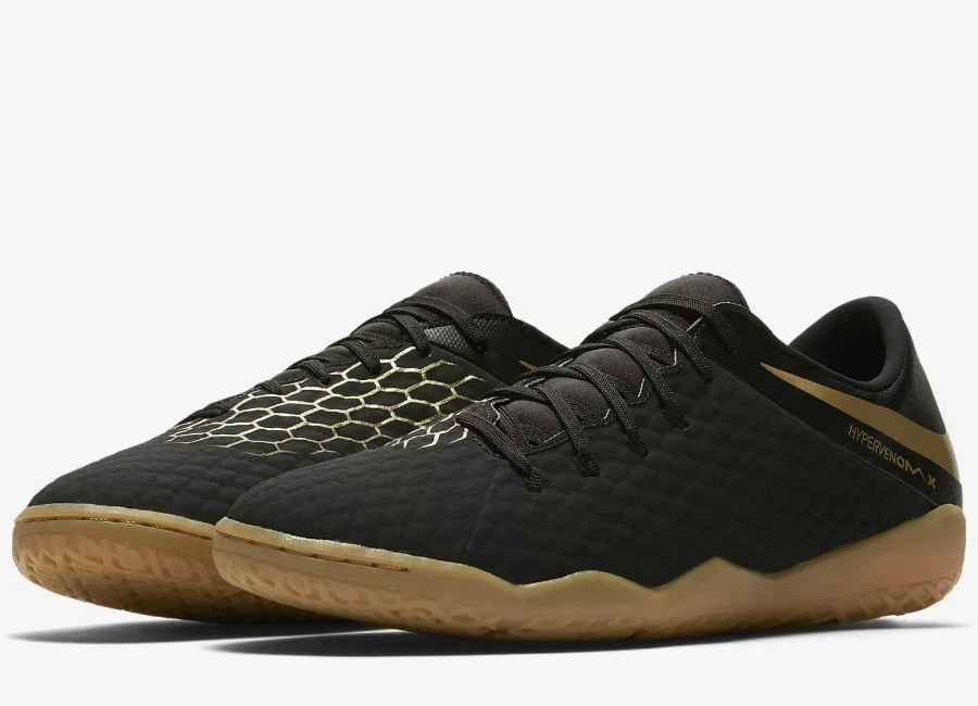 Nike HypervenomX Phantom III Academy IC Game Of Gold - Black / Metallic Vivid Gold
