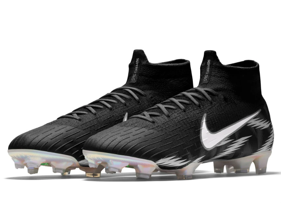 Nike Mercurial Superfly 360 Elite FG Naija Premium iD - Black / White