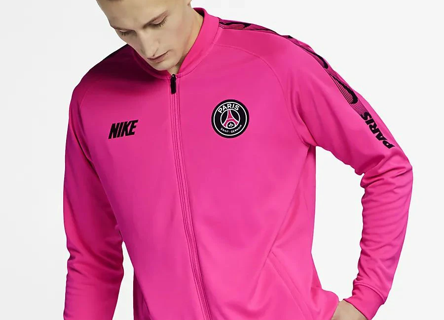 Nike Paris Saint-Germain Dri-FIT Squad Track Suit - Hyper Pink / Hyper Pink / Black / Black