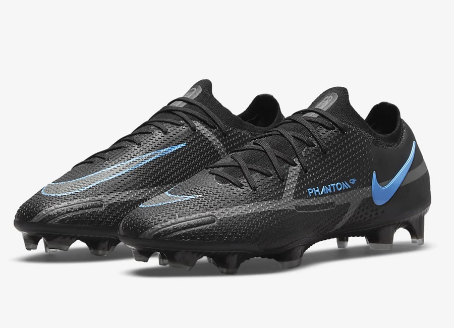 Nike Phantom GT2 Elite FG Black Pack - Black / Iron Grey / Black #footballboots #nikefootball