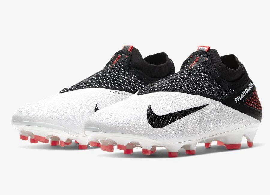 Nike Phantom Vision 2 Elite DF FG Player Inspired - White / Laser Crimson / Black #nikefootball #footballboots