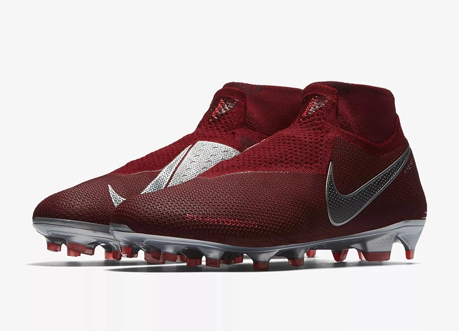 Nike Phantom Vision Elite Dynamic Fit FG Rising Fire - Team Red / Bright Crimson / Black / Metallic Dark Grey