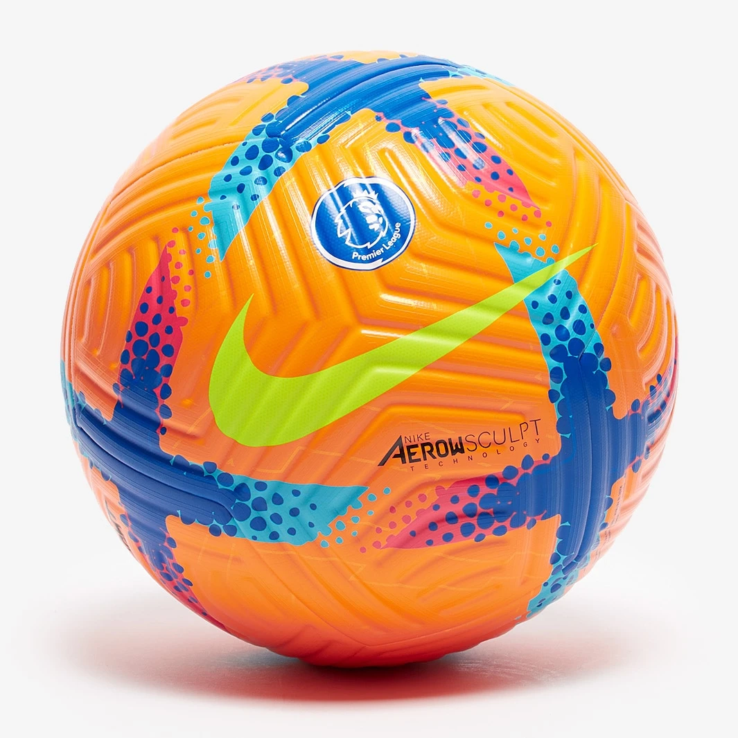 Nike Premier League Flight Football - Orange / Blue / Volt
