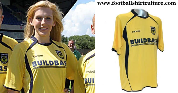 Oxford United 08/09 Home Carlotti football shirt