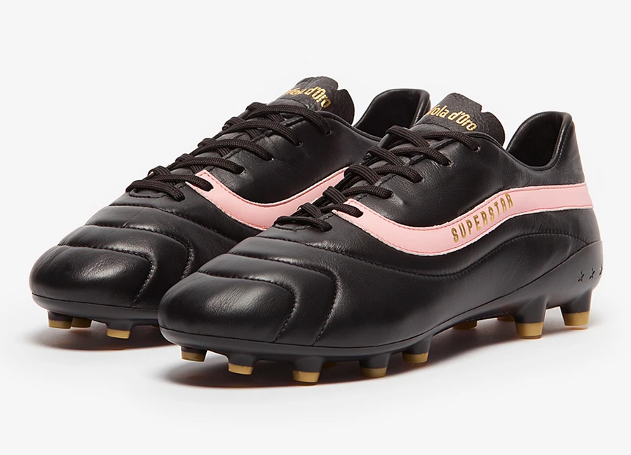 Pantofola d'Oro Superstar 2000 FG - Black / Pink #footballboots